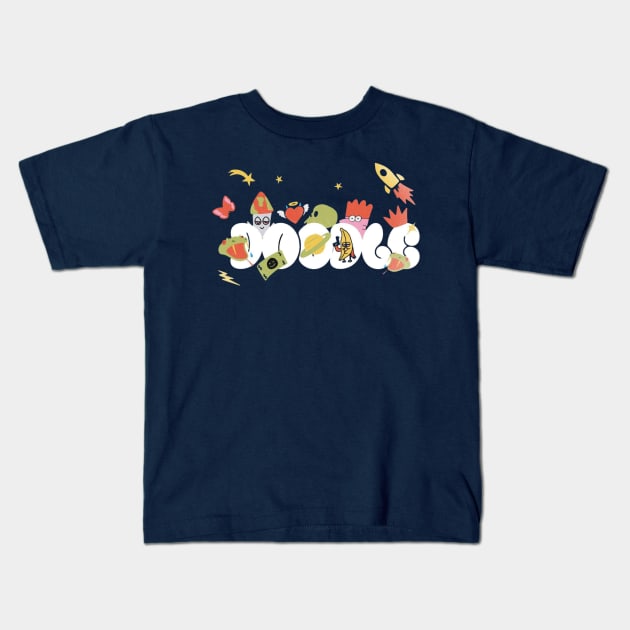 Doodle Kids T-Shirt by Winshop